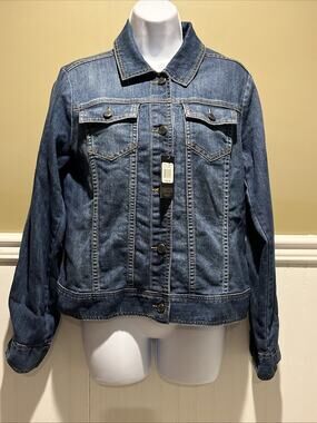 The Limited Women’s M Denim Button Jacket Classic Americana Sz M NWT